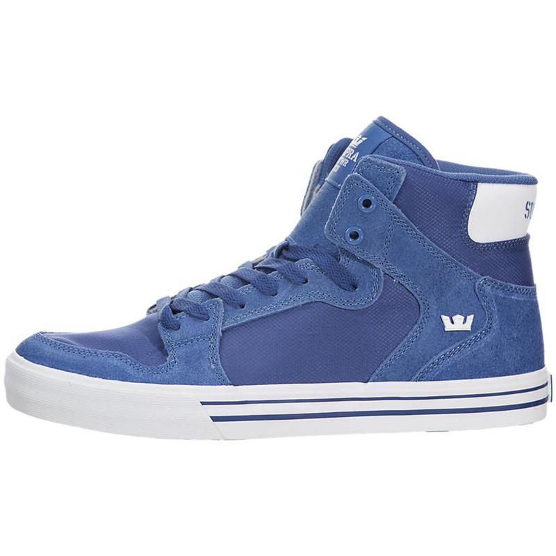 Zapatillas Altas Supra Argentina Hombre - VAIDER Azules (HIBTZ-7016)